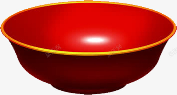 红色的碗png免抠素材_新图网 https://ixintu.com 手绘 盘子 碗 红色 餐具