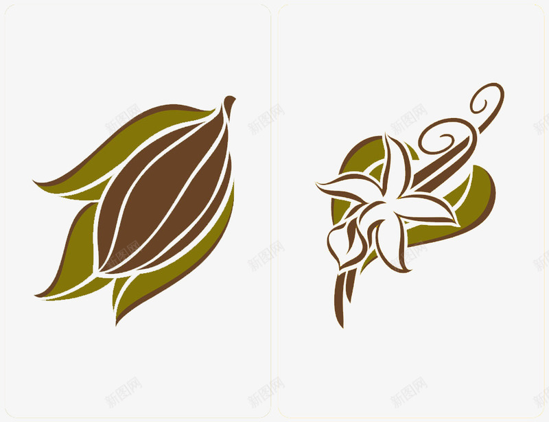 单色可可豆png免抠素材_新图网 https://ixintu.com 单色 可可豆 植物 热带 花 豆类