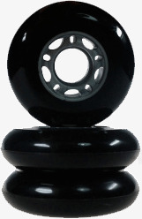 球形黑色滑轮素材