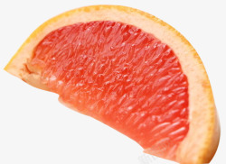 一瓣红柚柚子肉素材