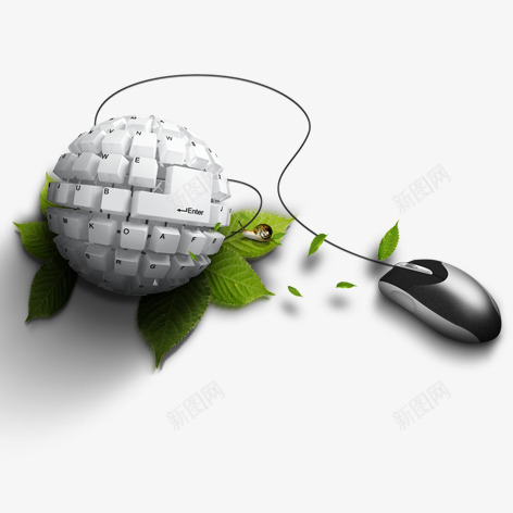 高尔夫球键盘鼠标png免抠素材_新图网 https://ixintu.com 彩色 科技 装饰 键盘 鼠标 鼠标样式