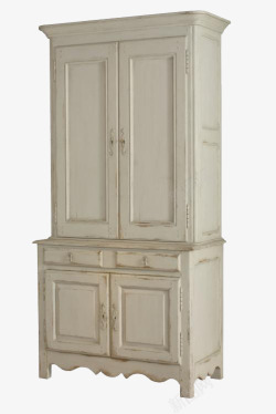 衣柜3d卡通装饰白色柜子素材