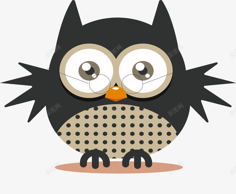 戴眼镜的小鹰动物png免抠素材_新图网 https://ixintu.com 动物 动物设计 卡通 可爱 小鹰 小鹰设计