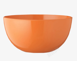 橘色塑料碗素材