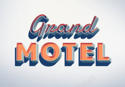 motel摩托旅馆艺术字高清图片