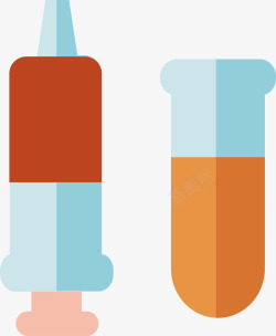 彩色注射器清新彩色注射器医疗医药小元素图矢量图图标高清图片