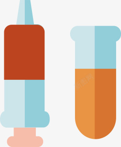 彩色记录本清新彩色注射器医疗医药小元素图矢量图图标高清图片