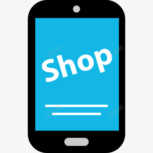 智能手机图标png_新图网 https://ixintu.com 商务和购物 手机 智能手机 网上商店 计算机 通讯
