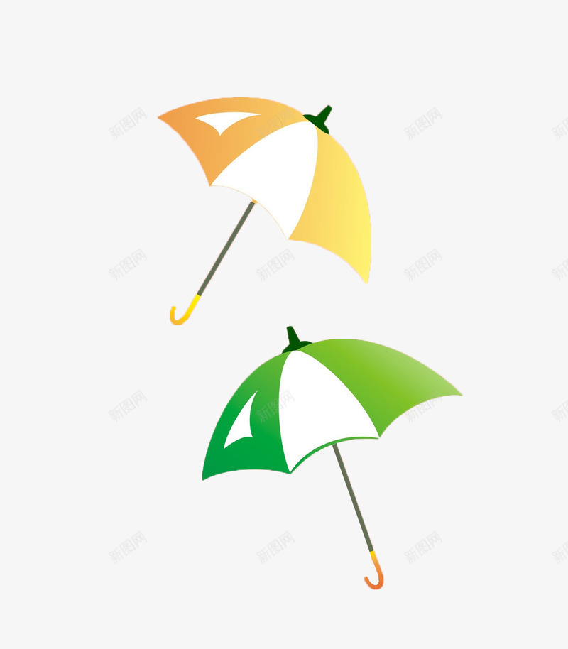 两把雨伞psd免抠素材_新图网 https://ixintu.com 伞 雨伞 雨具