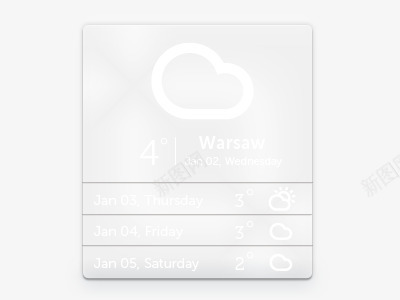透明天气情况界面png免抠素材_新图网 https://ixintu.com 多云 天气情况 界面 透明