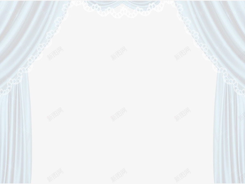 白色窗帘png免抠素材_新图网 https://ixintu.com 家具 布料 白色 窗帘 蕾丝窗帘