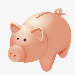 小猪储钱罐png免抠素材_新图网 https://ixintu.com 储钱罐 卡通 可爱 小猪
