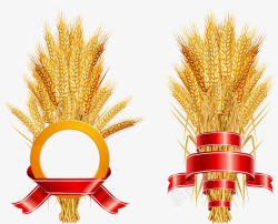 金黄大麦农业装饰素材