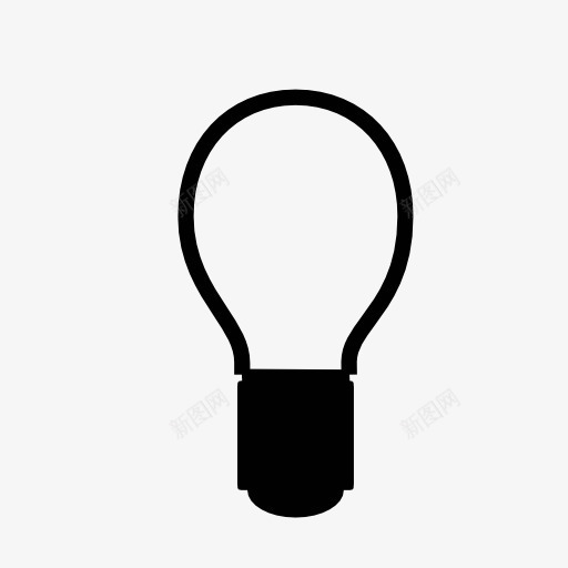 idea灵感图标png_新图网 https://ixintu.com 想法 灯泡 解决方法的图标