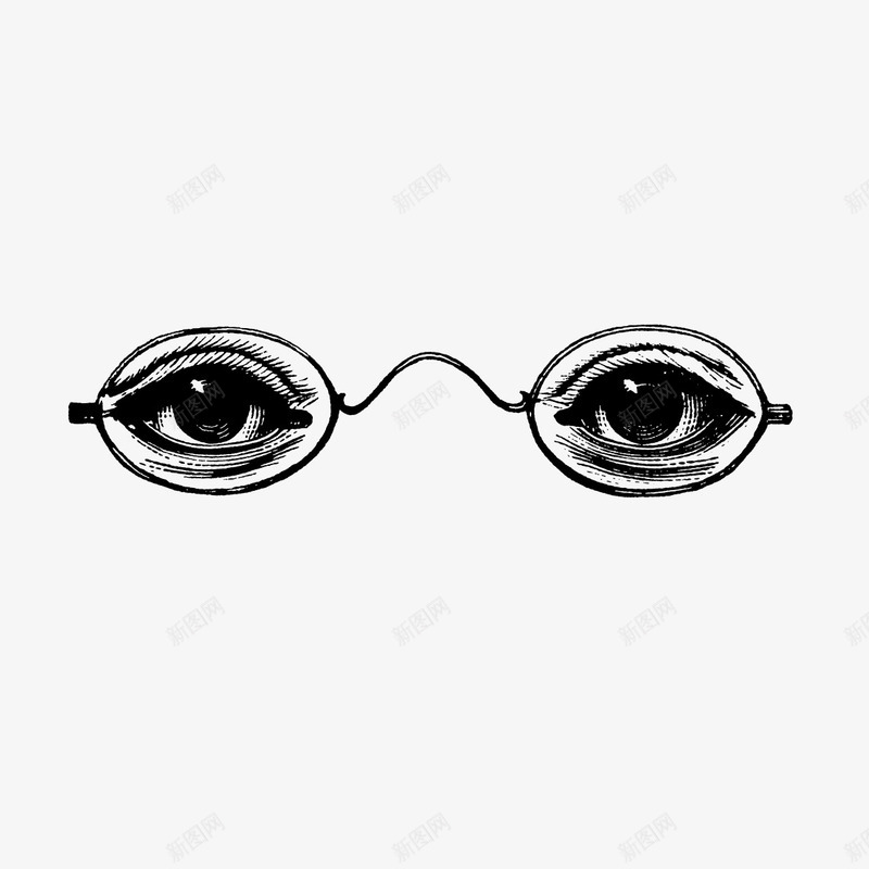 眼镜服装图案png免抠素材_新图网 https://ixintu.com 服装图案 生活元素 眼睛 眼镜 眼镜服装图案 面料图库