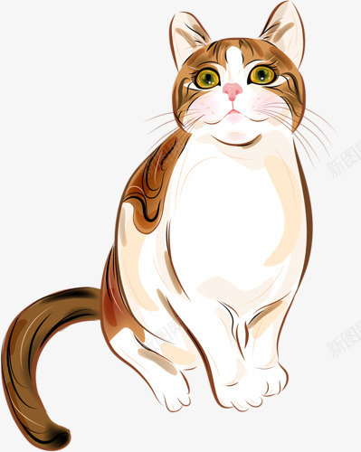 可爱猫咪png免抠素材_新图网 https://ixintu.com 动物猫 卡通猫 宠物猫