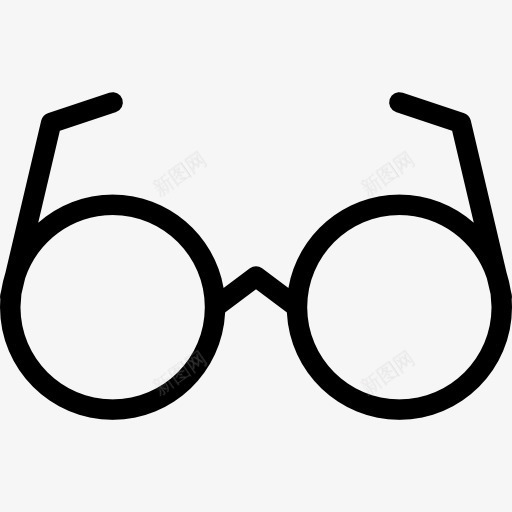 眼镜图标png_新图网 https://ixintu.com 光学眼镜 时尚 眼科 眼镜 老花眼镜 视觉