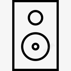 音响声音调小扬声器图标高清图片