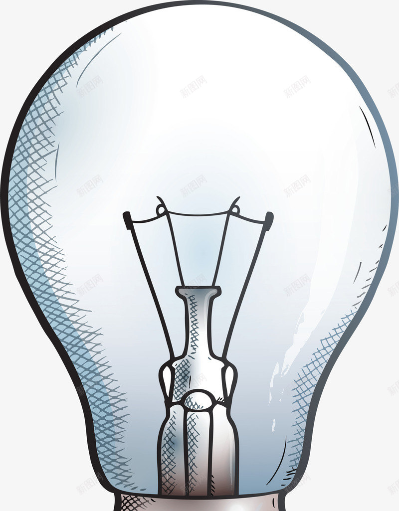 灯泡png免抠素材_新图网 https://ixintu.com 灯 灯具 灯泡 照明 电灯泡