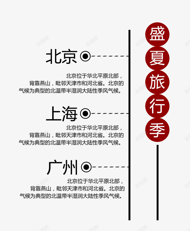暑期旅行png免抠素材_新图网 https://ixintu.com 上海 北京 广州 文字排版 文案 旅行主题 暑期旅行