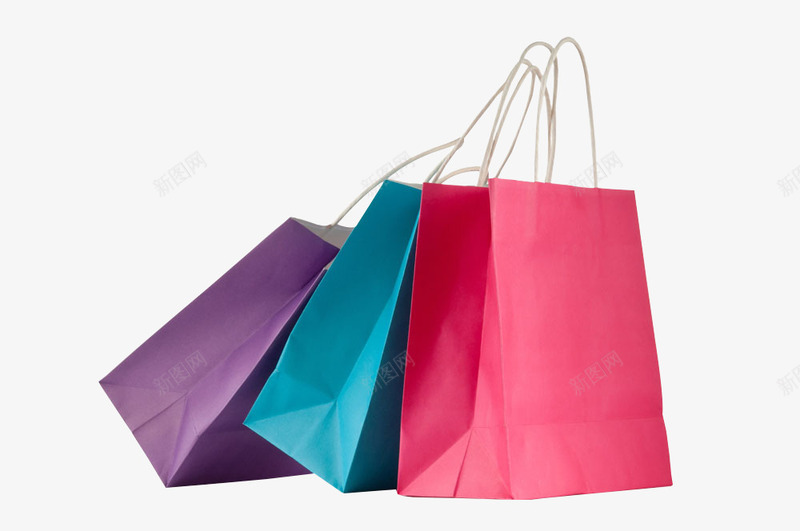 手绘合成购物袋造型png免抠素材_新图网 https://ixintu.com 合成 购物 造型