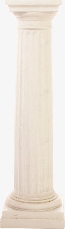 白色欧式柱子素材