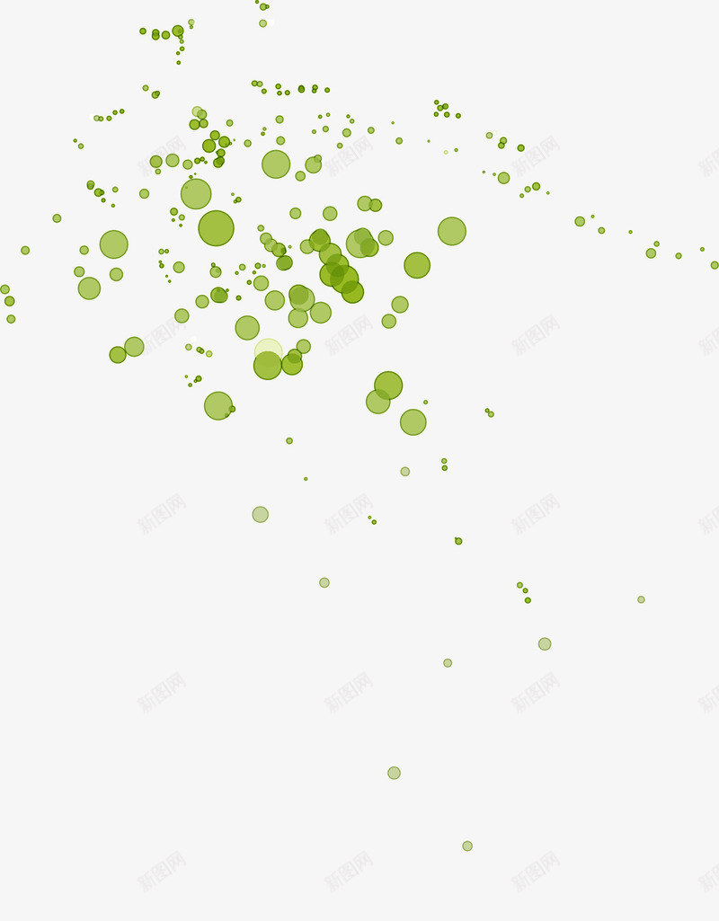 创意水印绿色波点png免抠素材_新图网 https://ixintu.com 创意 水印 绿色