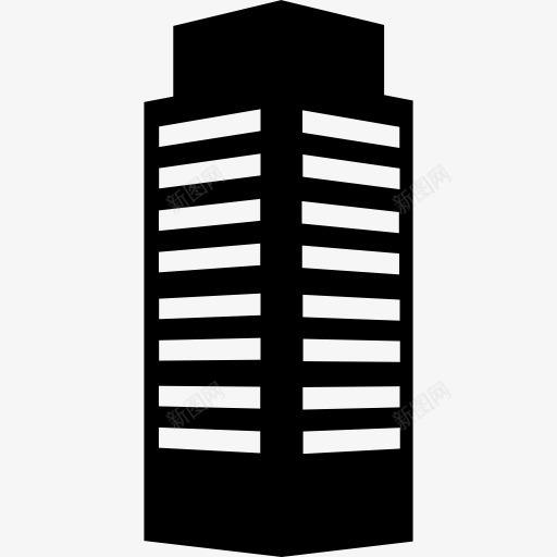 楼塔图标png_新图网 https://ixintu.com 业务 城市 塔 建筑 建设