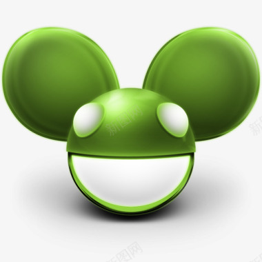 米奇鼠标绿色Deadmau5maskiconset图标图标