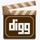 digg电影风格logo图标图标