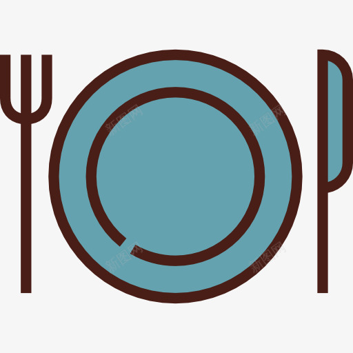菜图标png_新图网 https://ixintu.com 刀 叉 器皿 工具 盘 菜 食品和餐厅 餐具 餐厅
