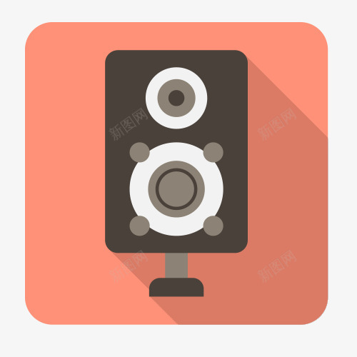 音响图标png_新图网 https://ixintu.com 放声音 电影图标 音响