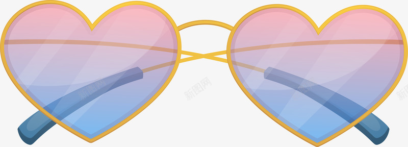 质感眼镜png免抠素材_新图网 https://ixintu.com 卡通有趣 扁平化 眼镜 矢量图案 设计图 质感边框