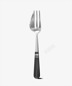 锯齿刀消毒餐具餐盘餐具刀叉双用高清图片