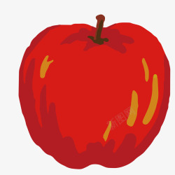 卡通手绘水果装饰海报苹果素材