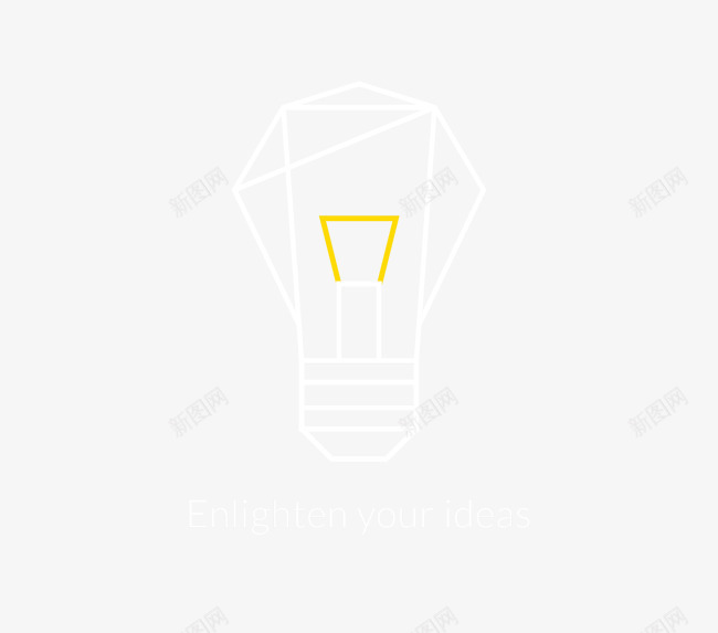 想法灯泡png免抠素材_新图网 https://ixintu.com 创意 想法 灯泡 设计