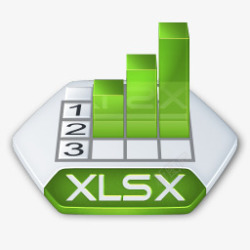 xlsxOfficeexcelxlsx图标高清图片