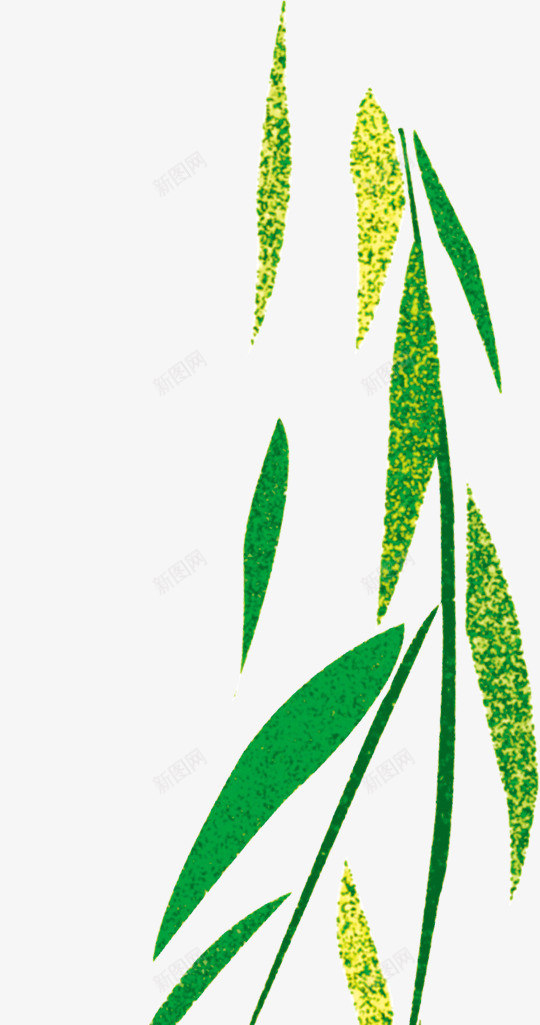 绿色创意树叶造型png免抠素材_新图网 https://ixintu.com 创意 树叶 绿色 造型