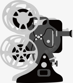 电影设备电影放映机矢量图高清图片