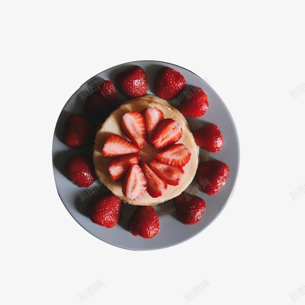 纯水果蛋糕png免抠素材_新图网 https://ixintu.com 产品实物 奶油 甜品