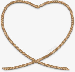 绳索爱心爱心绳子高清图片