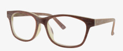 棕色眼镜素材