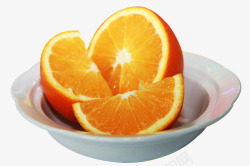 好吃的橘子盘子里的橙子高清图片