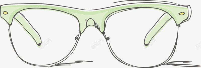 卡通手绘眼镜框png免抠素材_新图网 https://ixintu.com 创意眼镜 卡通眼镜 眼镜 眼镜框 装饰眼镜 近视 近视眼镜 镜框