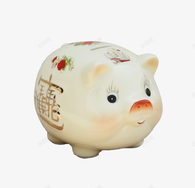 小猪储蓄罐png免抠素材_新图网 https://ixintu.com 储蓄罐 存钱箱 小猪 小猪罐 罐子