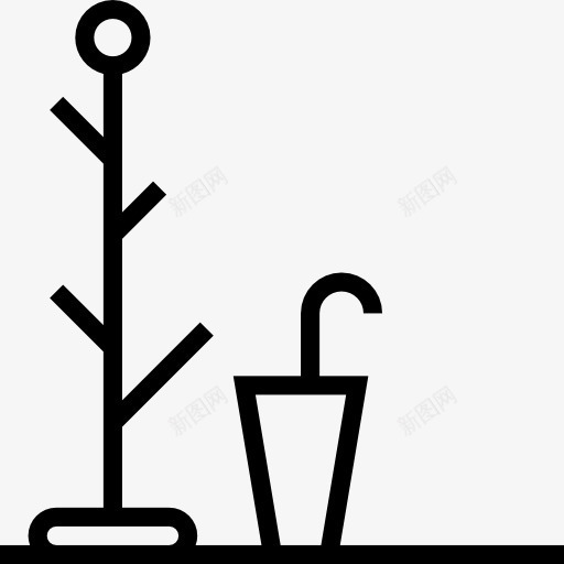 衣架图标png_新图网 https://ixintu.com 客厅 家具 衣架