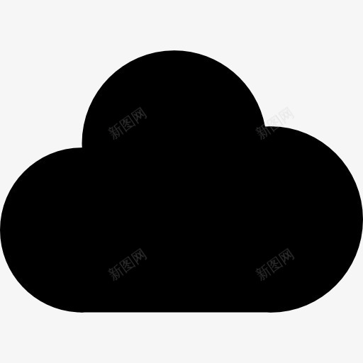 雨是云图标png_新图网 https://ixintu.com 云 云存储 云计算 多云 天气 数据存储 文件存储
