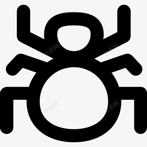 蜘蛛图标png_新图网 https://ixintu.com 动物 恐怖 恐惧 昆虫 蜘蛛