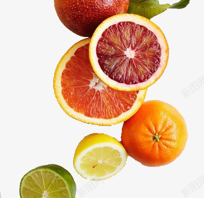 漂浮水果png免抠素材_新图网 https://ixintu.com 暖色系 橘子 水果
