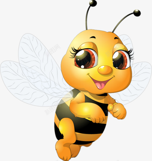 卡通蜜蜂png免抠素材_新图网 https://ixintu.com 动物 昆虫 蜜蜂